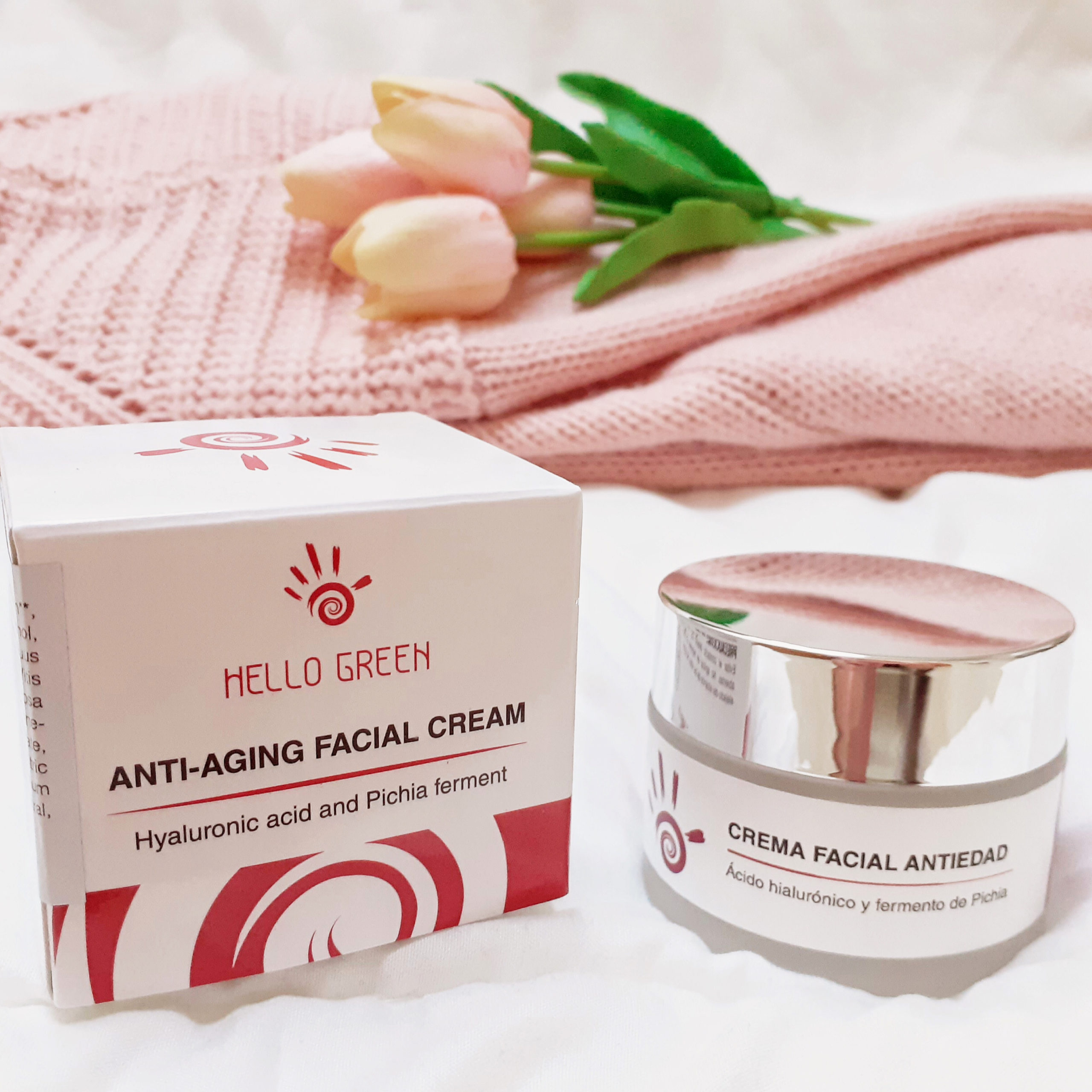 Crema facial antiedad con ácido hialurónico Crema facial antiedad con ácido hialurónico