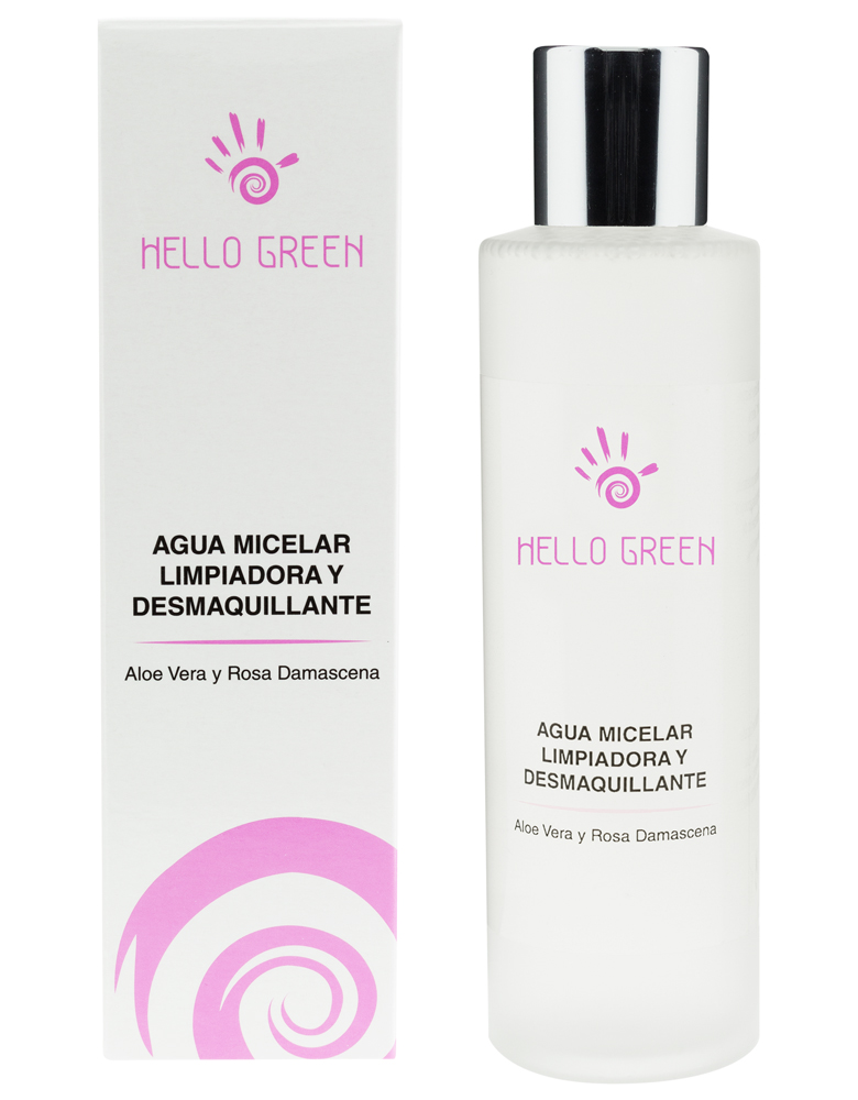 Agua micelar limpiadora y desmaquillante Sérum facial antiedad con ácido hialurónico