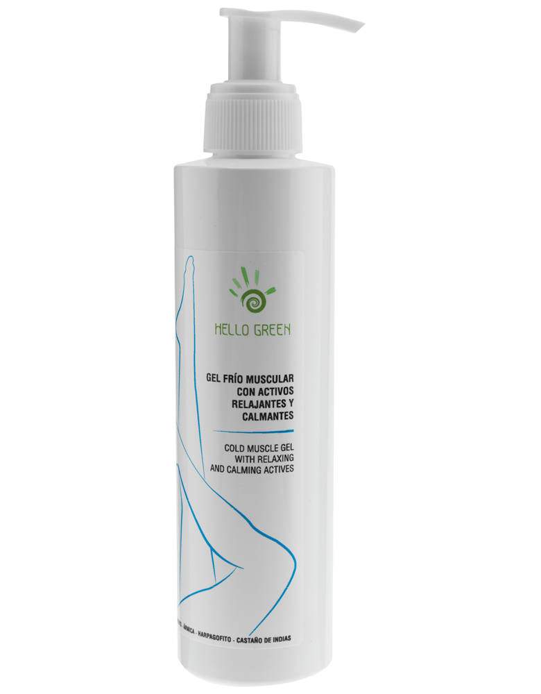 Gel frío muscular con activos relajantes y calmantes Gel frío muscular con activos relajantes y calmantes
